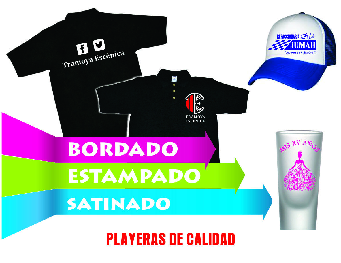 BORDADO -SERIGRAFÍA - SUBLIMACION - LONAS <br>